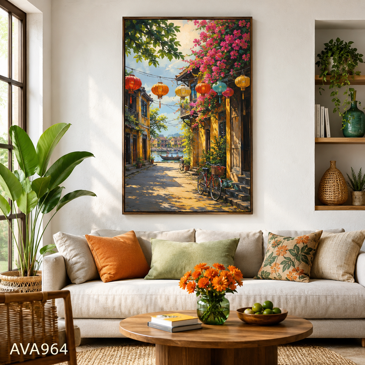 Tranh Phong Cảnh Đường Quê - AVA964