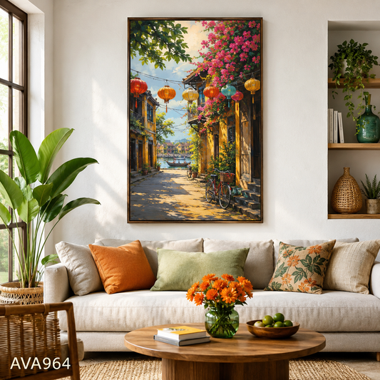 Tranh Phong Cảnh Đường Quê - AVA964