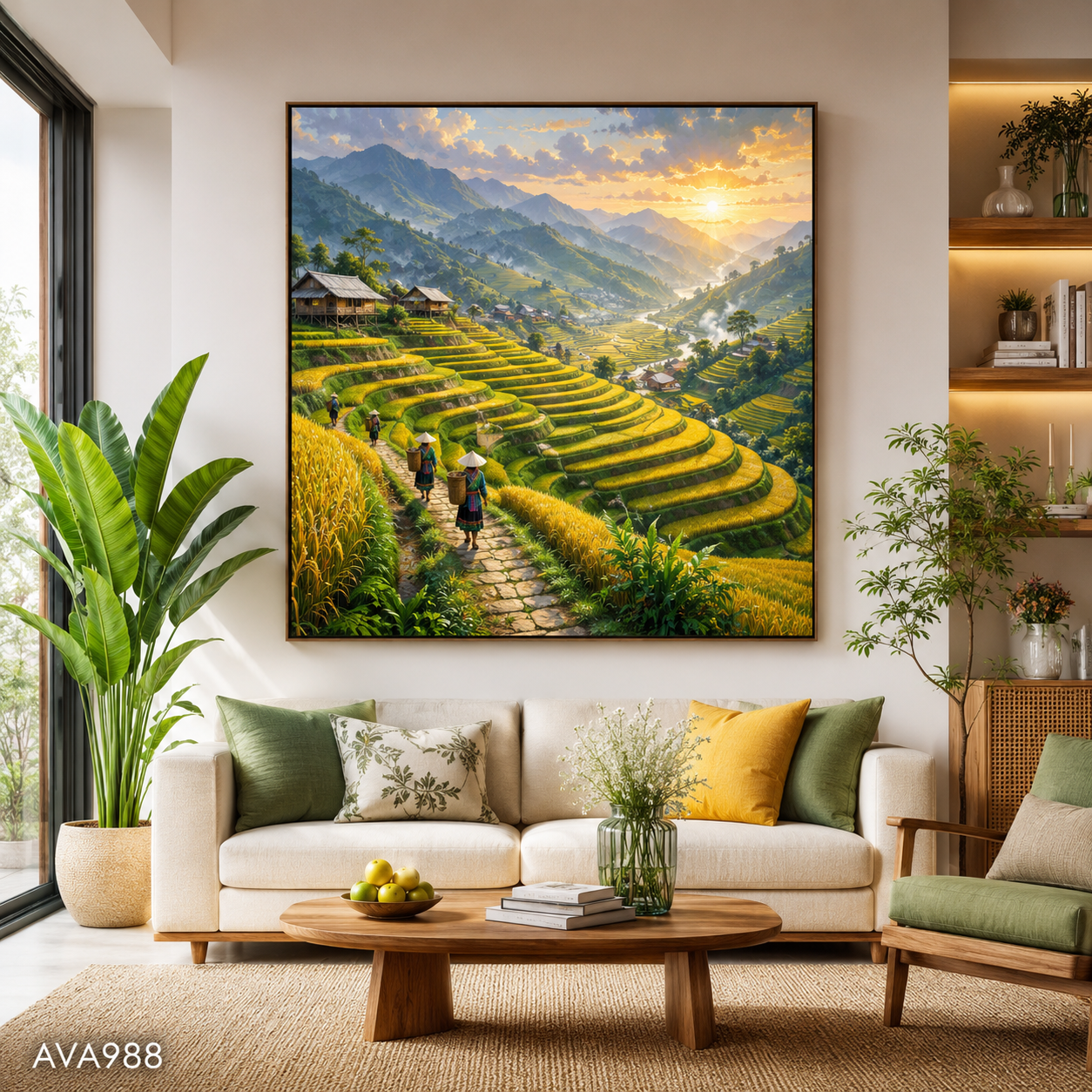 Tranh Ruộng Bậc Thang Tây Bắc - AVA988
