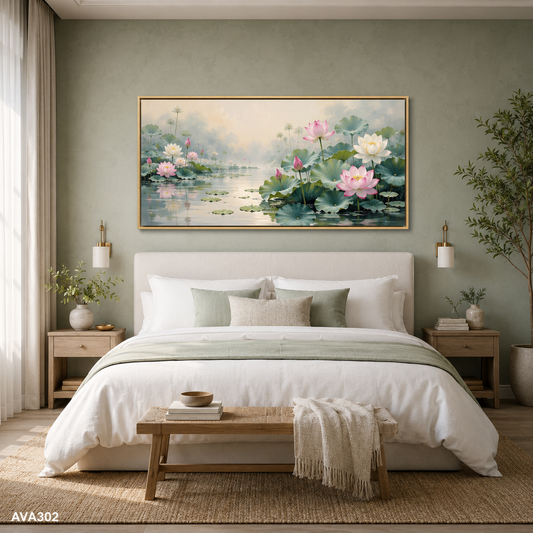Tranh Sắc Sen - AVA302
