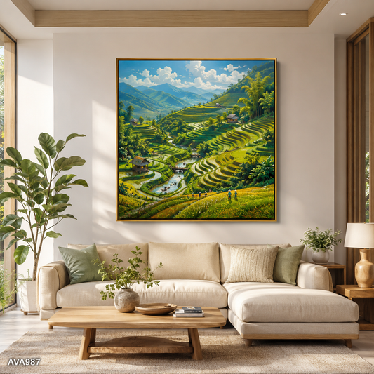 Tranh Sắc Vàng Tây Bắc - AVA987