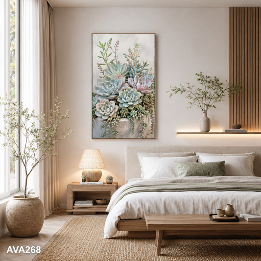 Tranh Sen Đá - AVA268