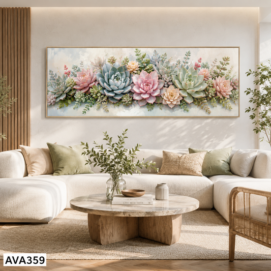 Tranh Sen Đá - AVA359