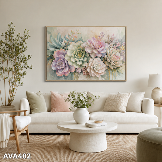 Tranh Sen Đá - AVA402