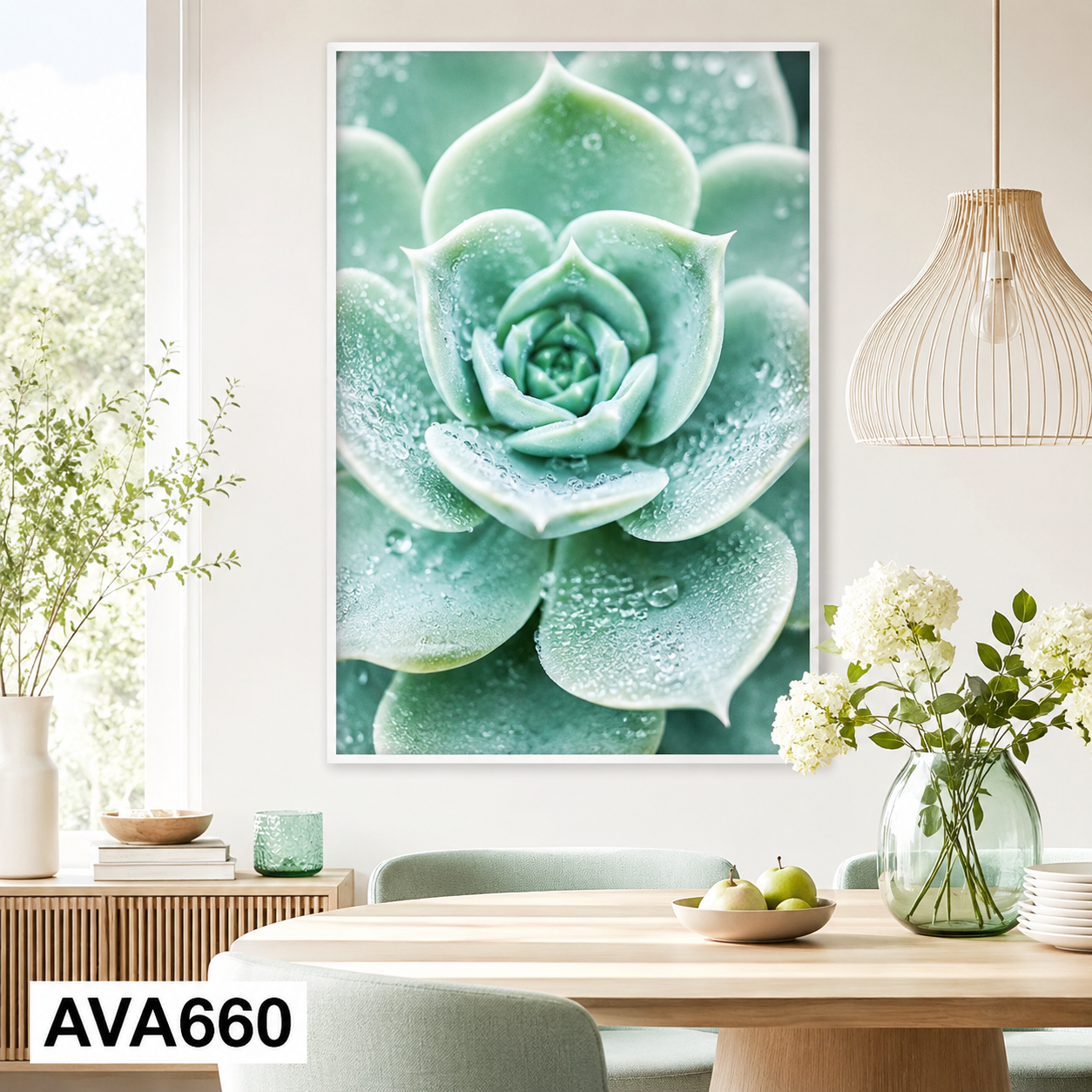 Tranh Sen Đá - AVA660