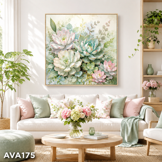 Tranh Sen Đá - AVA175