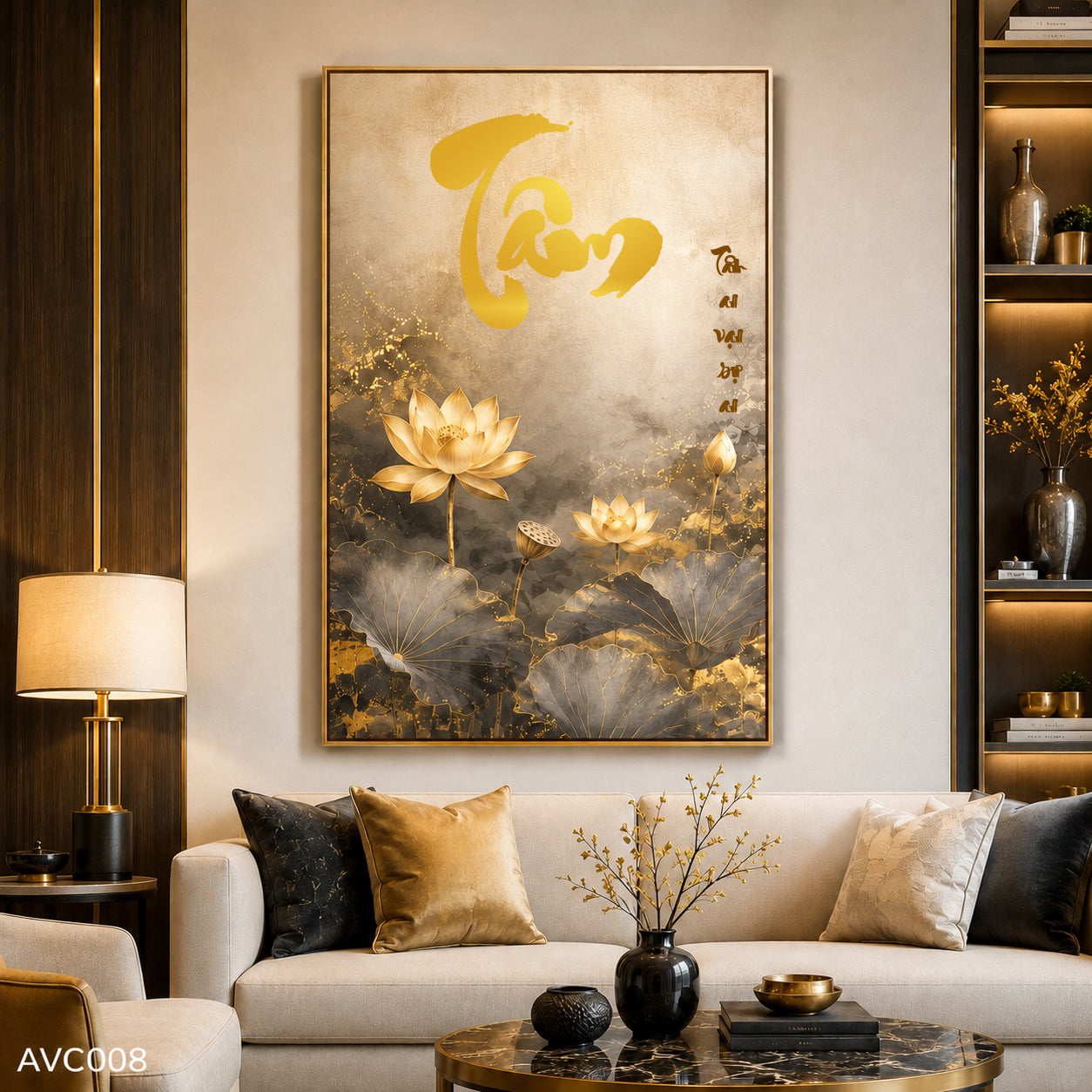 Tranh Sen Tâm - AVC008