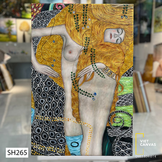 Tranh Sơn Dầu Cô Gái Dịu Dàng - SH265