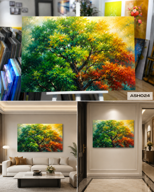 Tranh Sơn Dầu Đa Sắc - ASH024