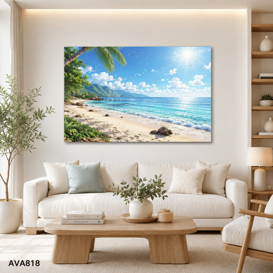 Tranh Sóng Biển Ngày Hè - AVA818