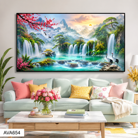 Tranh Thác Nước - AVA654