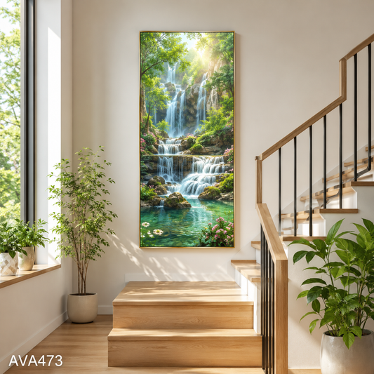 Tranh Thác Nước Chảy - AVA473