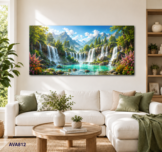 Tranh Thác Nước Đại Ngàn - AVA812
