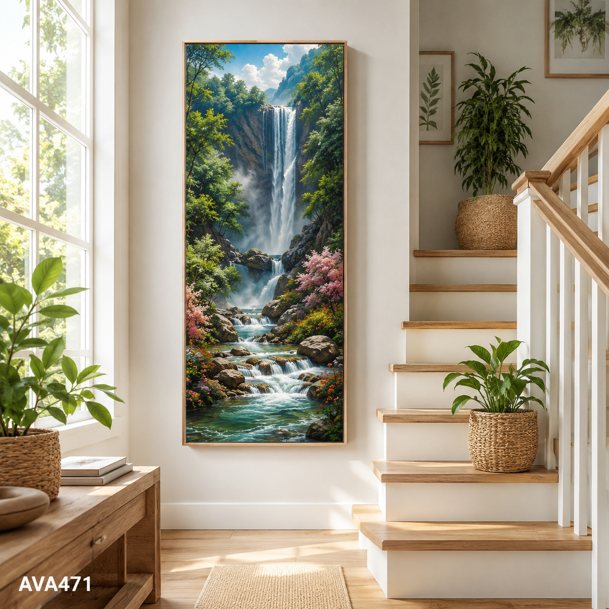Tranh Thác Nước Giữa Rừng - AVA471