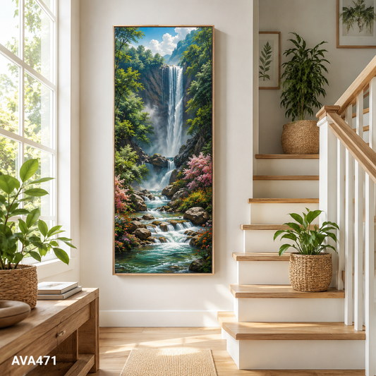 Tranh Thác Nước Giữa Rừng - AVA471