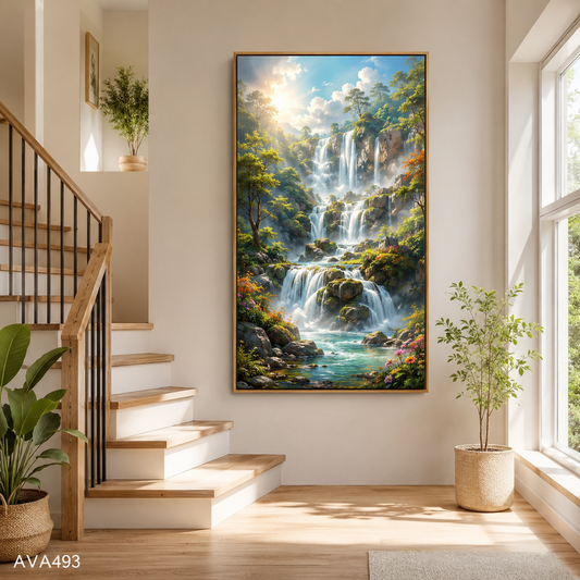 Tranh Thác Nước Mát Lạnh - AVA493
