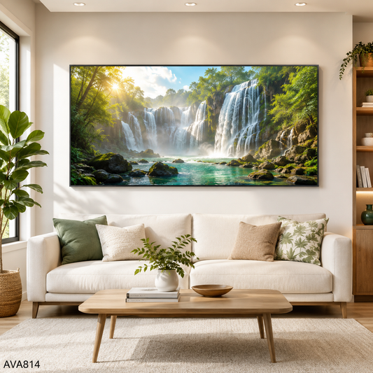 Tranh Thác Nước Núi Rừng - AVA814