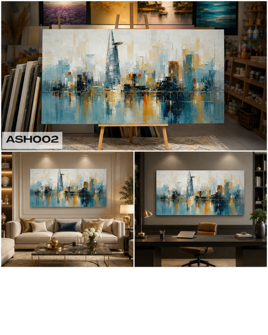 Tranh Sơn Dầu Trừu Tượng - ASH002