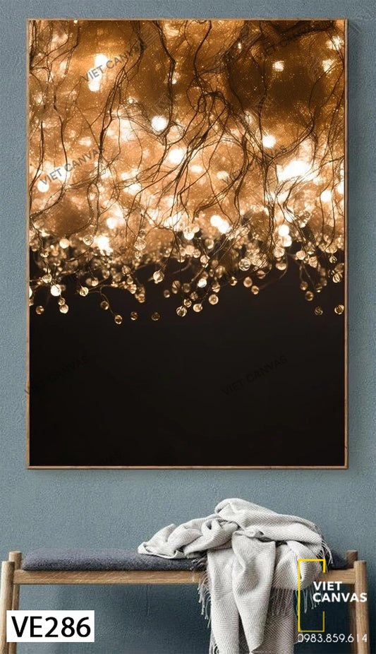 Tranh Trừu Tượng Đèn Lấp Lánh - VE286