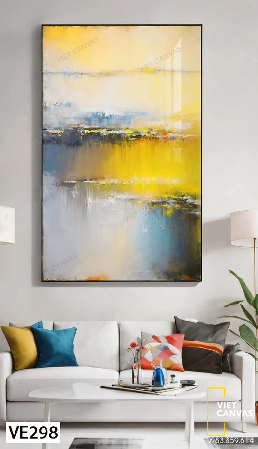 Tranh Trừu Tượng Vàng - VE298