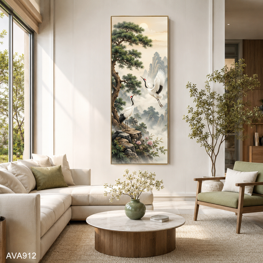 Tranh Tùng Hạc Bình An - AVA912