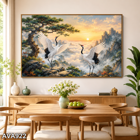 Tranh Tùng Hạc Cảnh Tiên - AVA922