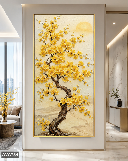 Tranh Vàng Son Rực Rỡ - AVA734
