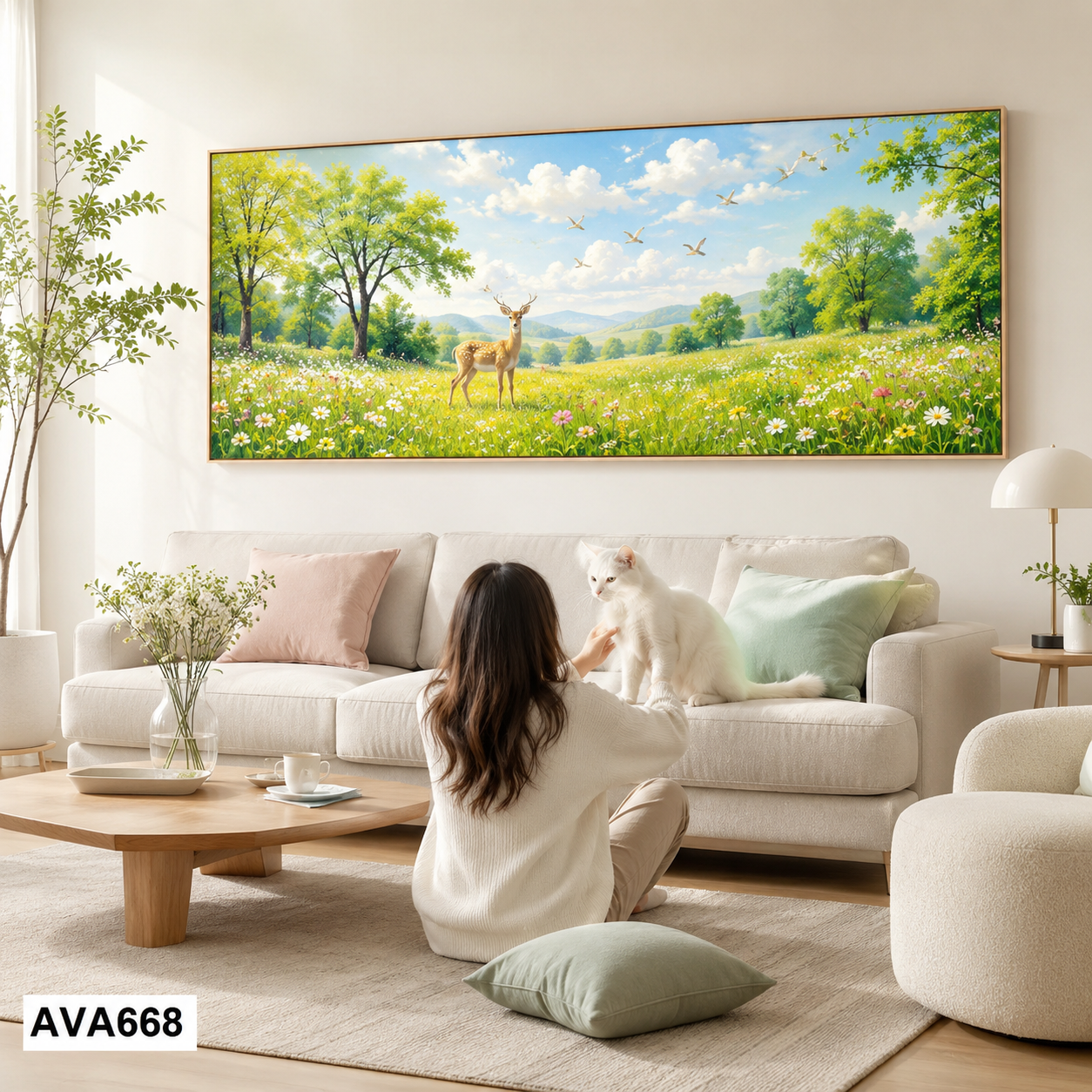Tranh Vườn Cây - AVA668