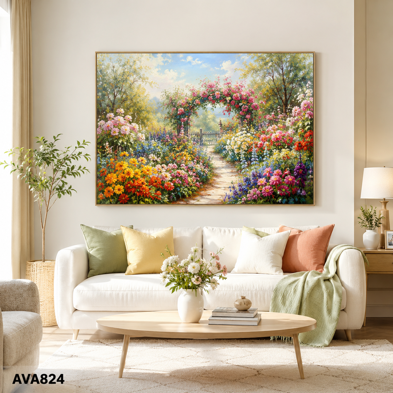 Tranh Vườn Hoa Cổ Tích - AVA824