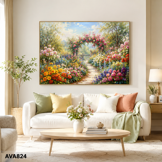 Tranh Vườn Hoa Cổ Tích - AVA824