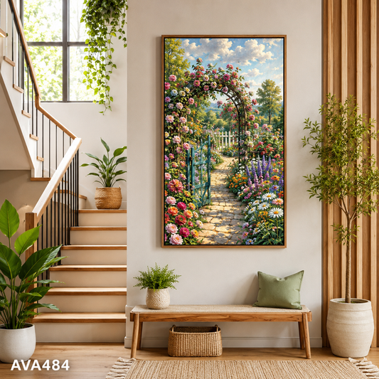Tranh Vườn Hoa Lung Linh - AVA484