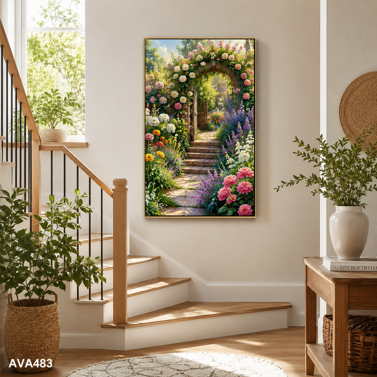 Tranh Vườn Hoa Rực Rỡ - AVA483
