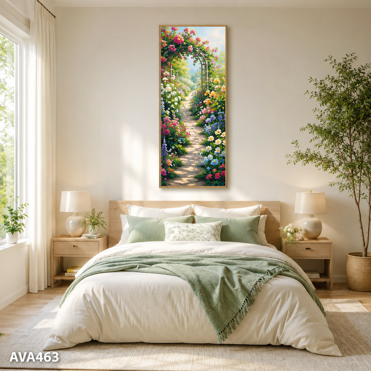 Tranh Vườn Hoa Trong Mơ - AVA463