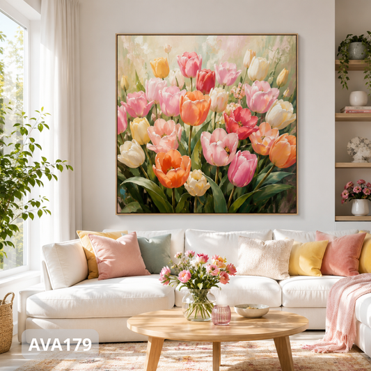 Tranh Vườn Hoa Tulip - AVA179