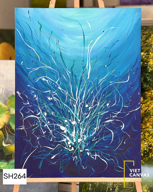 Tranh Sơn Dầu Dưới Làn Nước - SH264