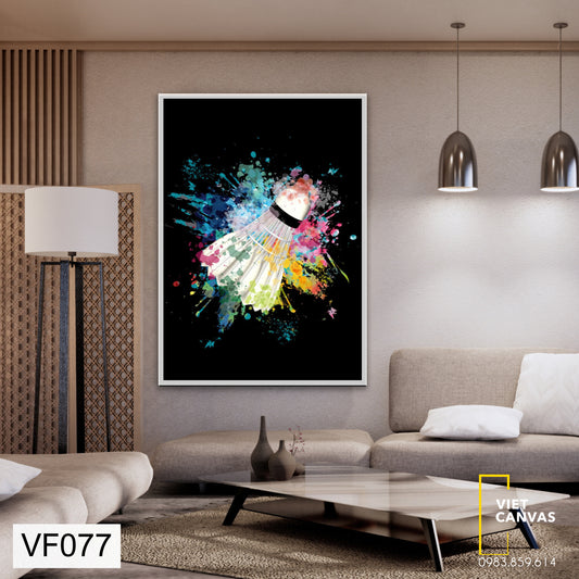 Tranh Cầu Lông Nghệ Thuật - VF077