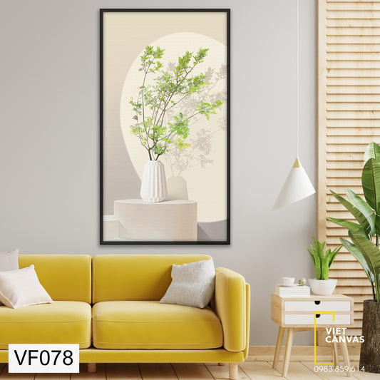 Tranh Chậu Cây Xanh Trang Trí - VF078