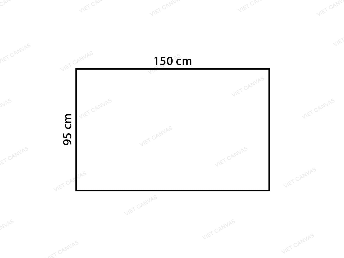 Tranh Tuổi Thơ Của Bé Chủ Đề Trắng Xanh - VB730