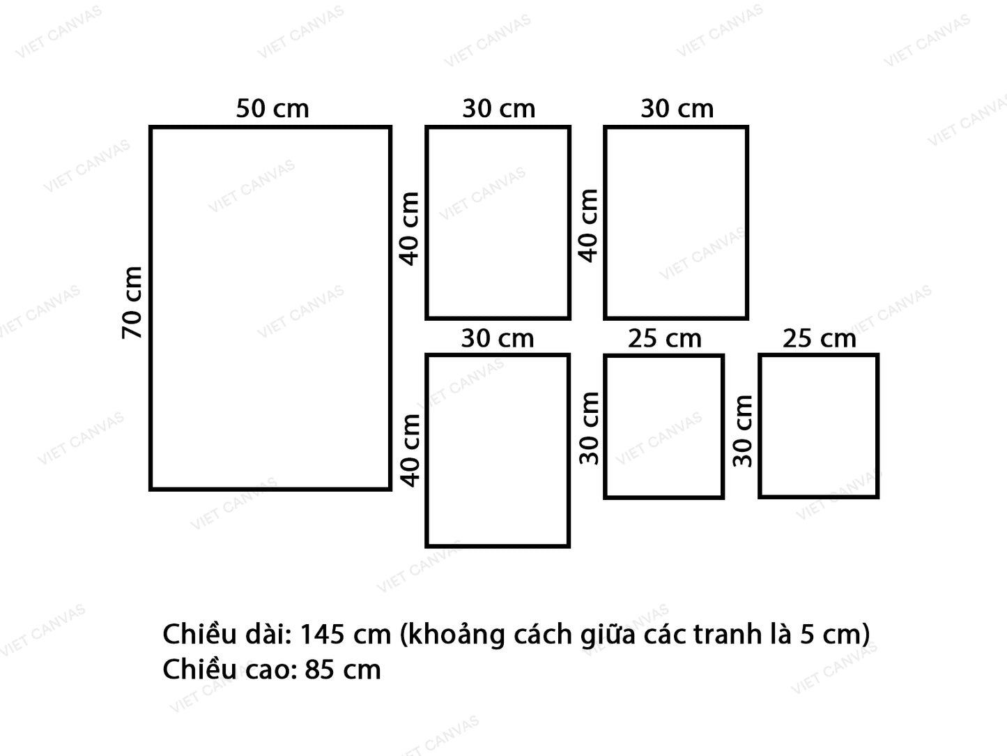 Bộ 5 Tranh Hoạt Hình - VV071