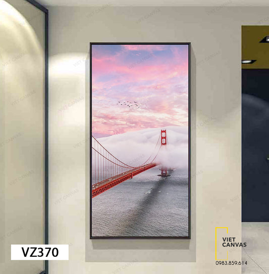 Tranh Cây Cầu Hùng Vĩ - VZ370