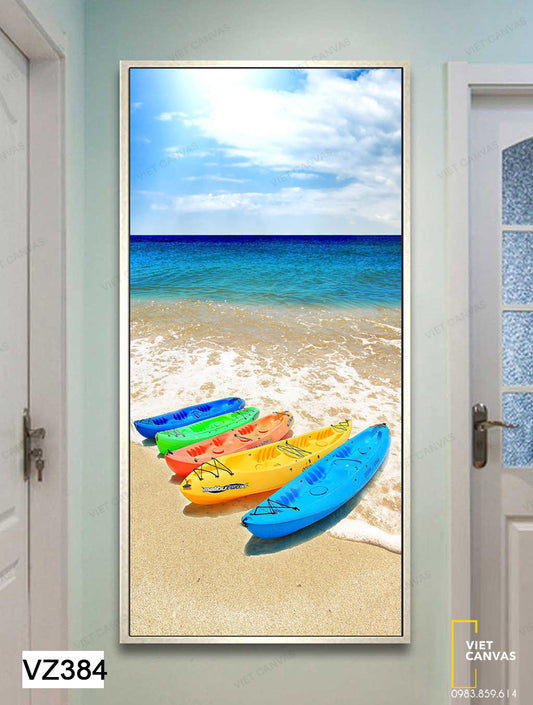Tranh Bờ Biển Xanh - VZ384