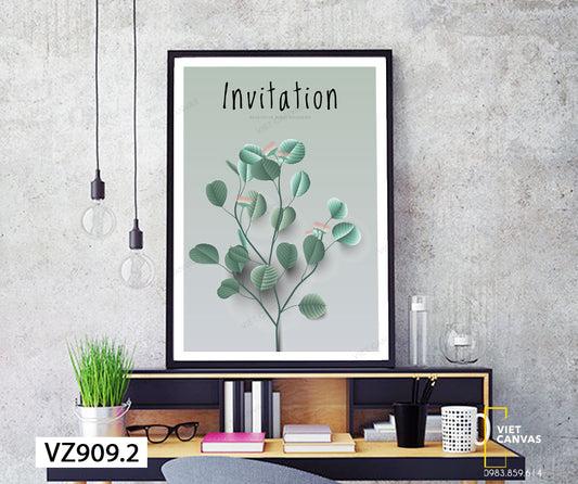 Tranh Cành Lá Xanh - VZ909.2