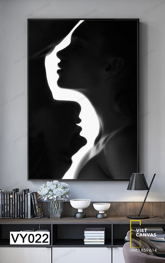 Tranh Vẽ Cặp Đôi Nghệ Thuật - VY022