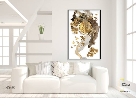 Tranh Đàn Chim Én Vàng - HD465