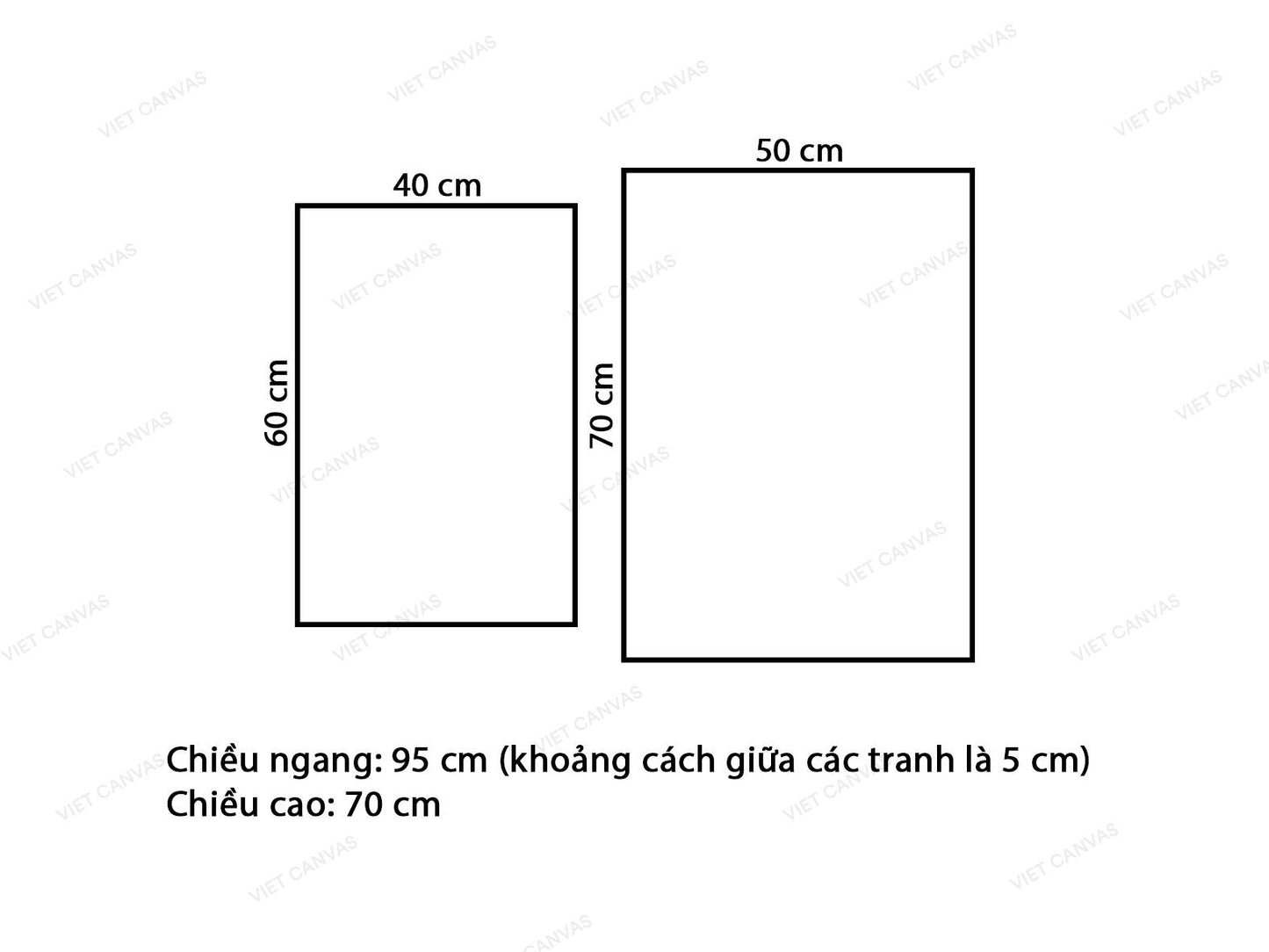 Bộ 2 Tranh Quotes Và Sắc Màu - VW055.3