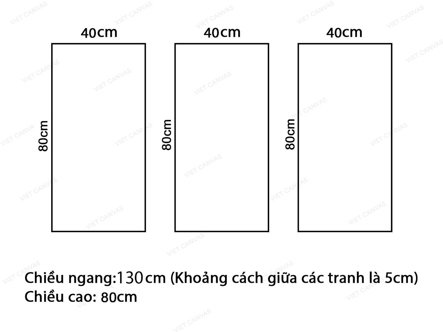 Bộ 3 Tranh Đầm Hoa Sen - VV972