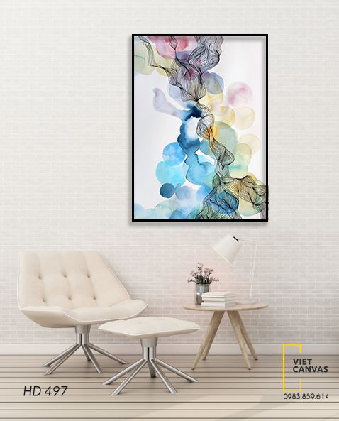 Tranh Trừu Tượng Sắc Màu - HD497