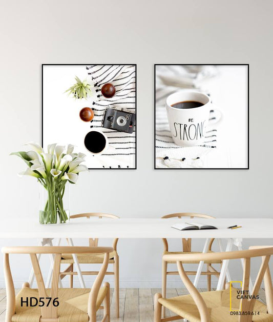 Bộ 2 Tranh Tách Trà Nóng - HD576