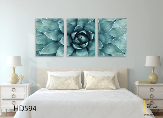 Bộ 3 Tranh Nụ Sen Đá - HD594