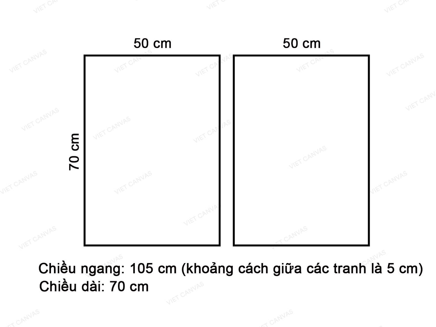 Bộ 2 Tranh Hình Học - VT001.2